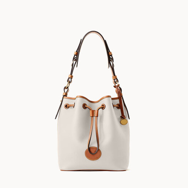 Vintage Pebble Shoulder Handbag
