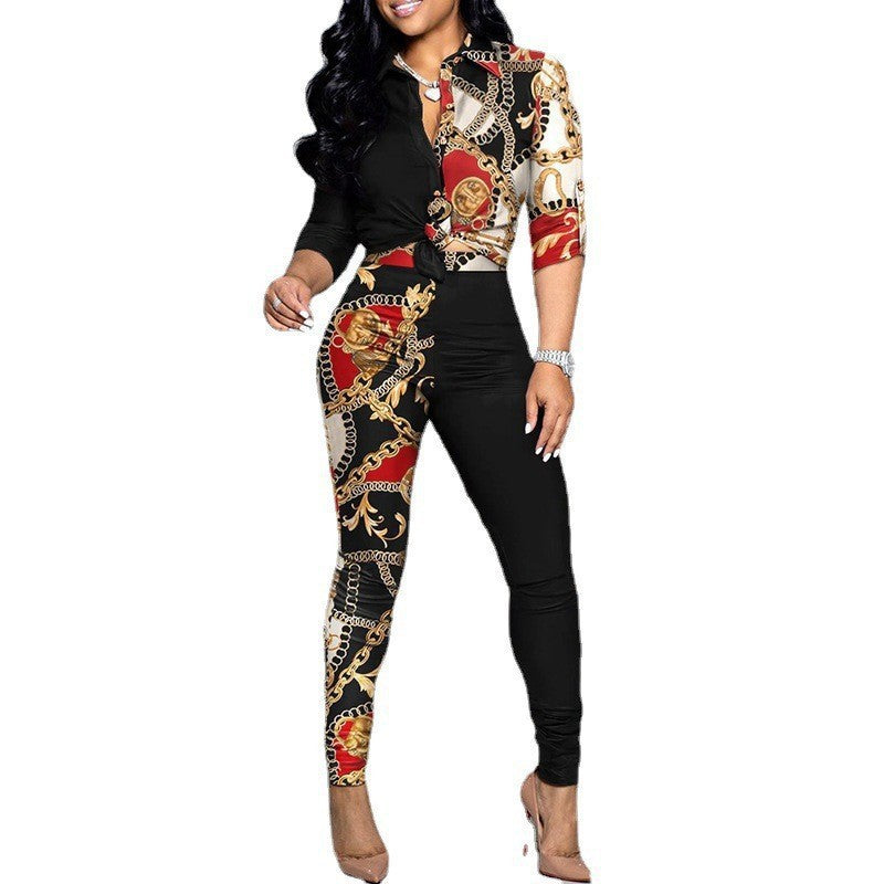 Casual Pants Two-piece Set