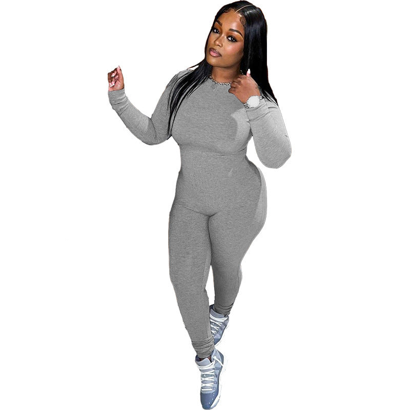 High Waist Tight Jumpsuit