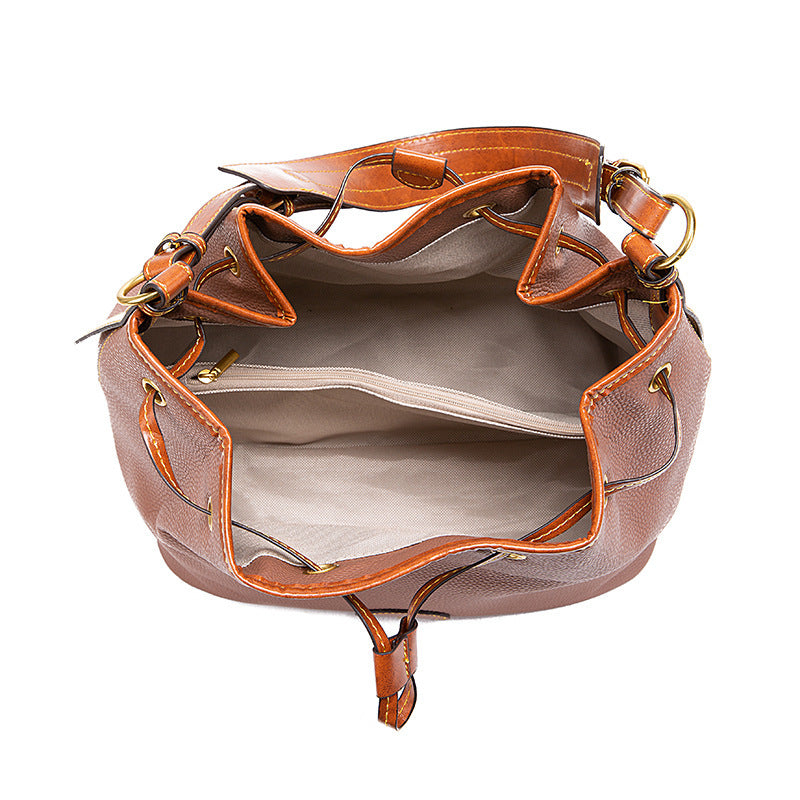 Drawstring Bucket Bag