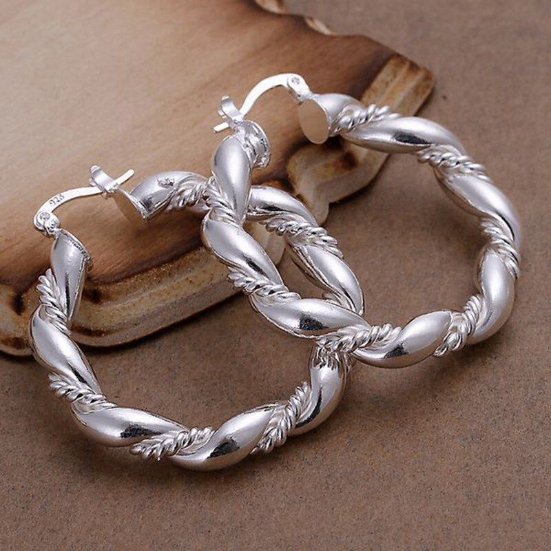 Vintage twisted  earrings