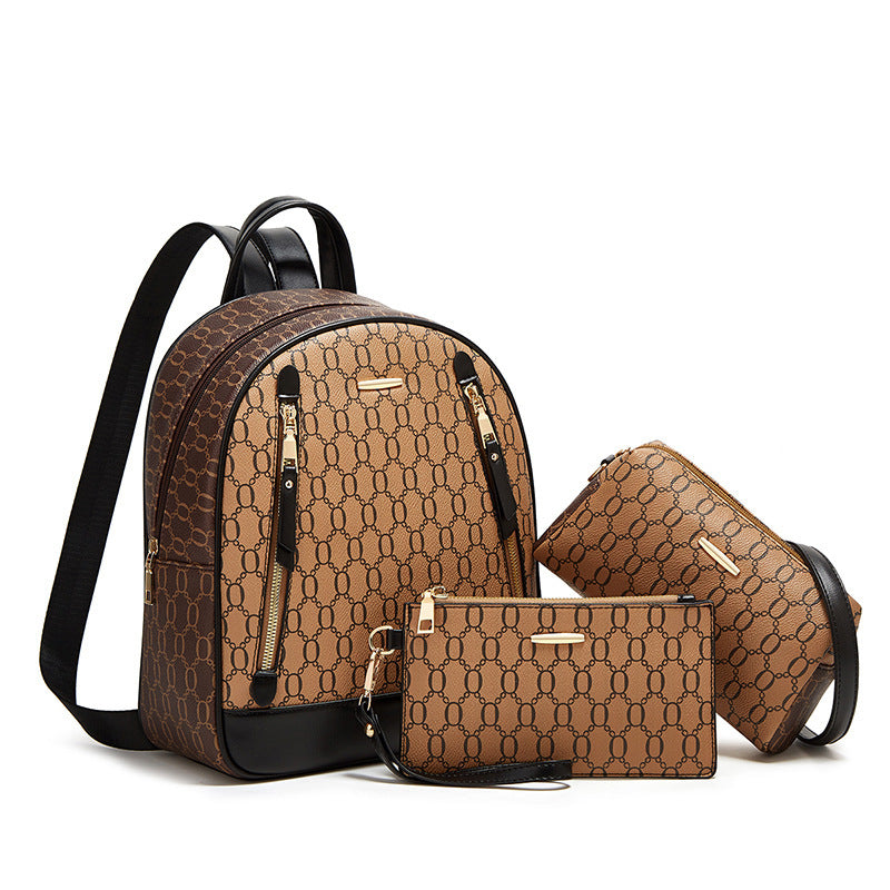 Trends Bag Multipurpose Backpack Three-piece Set