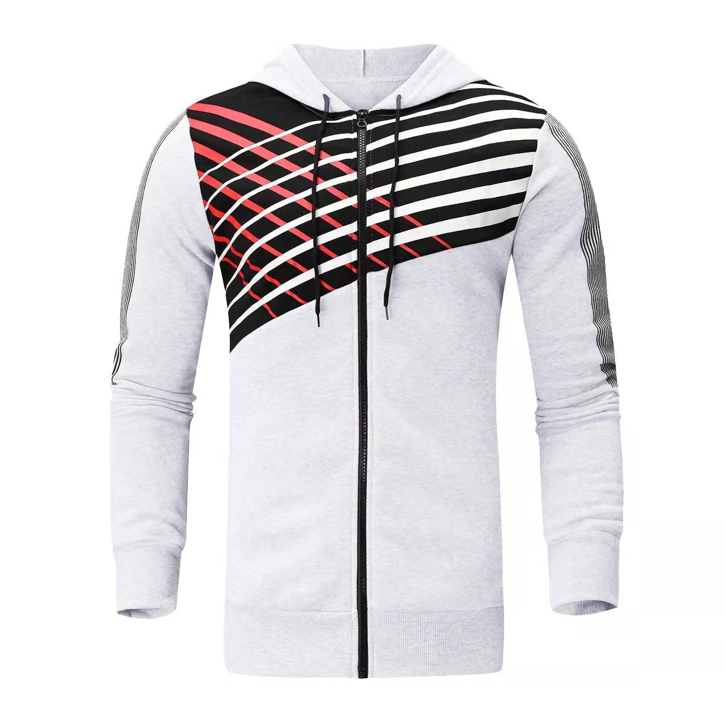 Men's Cardigan Hooded  Sweatshirt