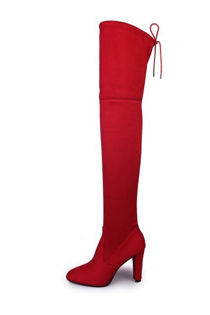 Over the knee boots high heel