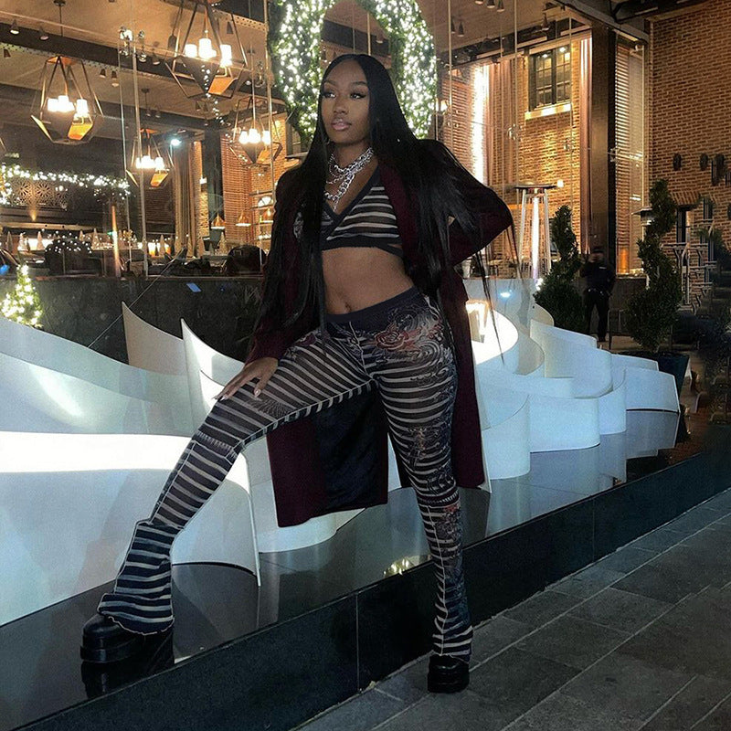 High Waist 2 piece Suit