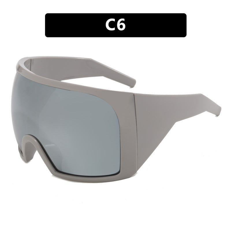 Large Rim Mask Sunglasses