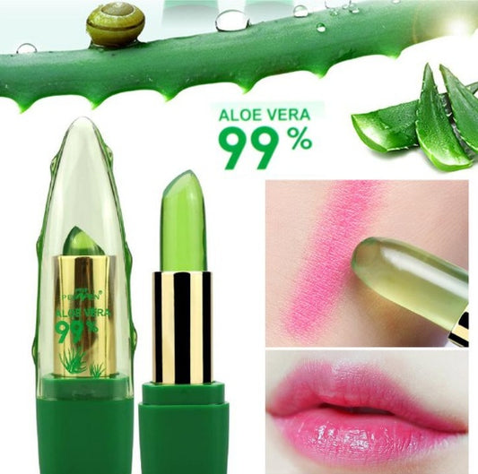 Aloe Vera Gel Color Changing Lipstick Gloss  Moisturizer