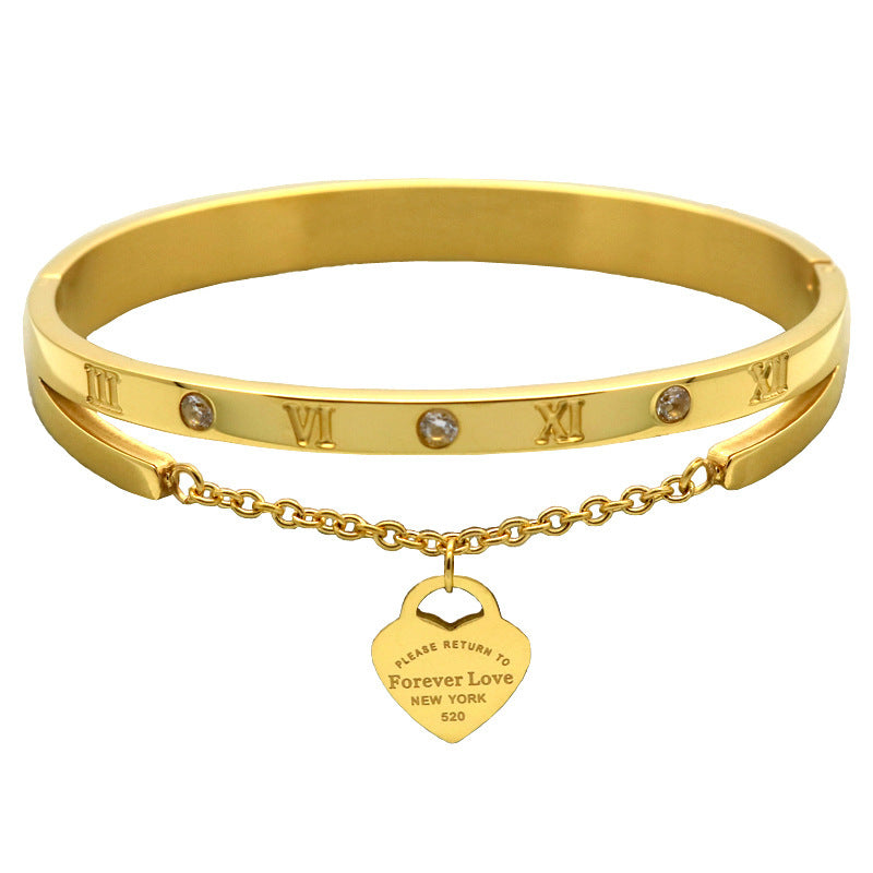 Heart shaped bracelet