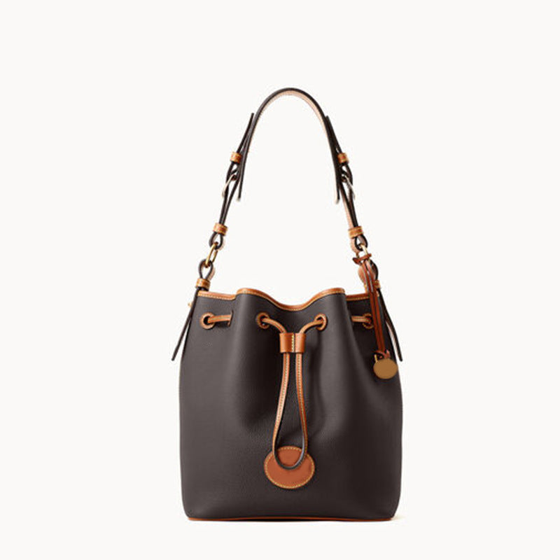 Vintage Pebble Shoulder Handbag