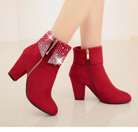 Rhinestone boots