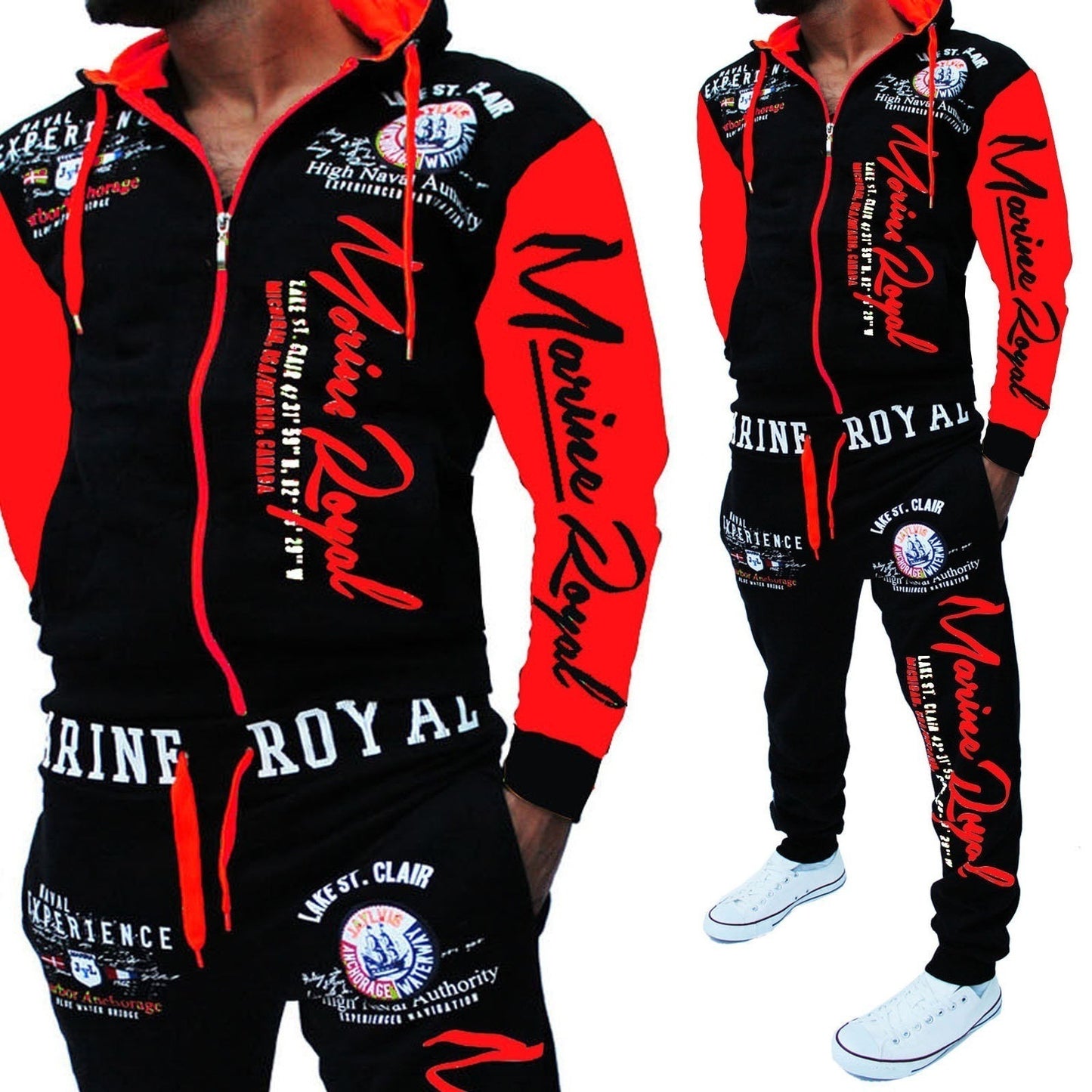 Men Tracksuit 2 Piece Set