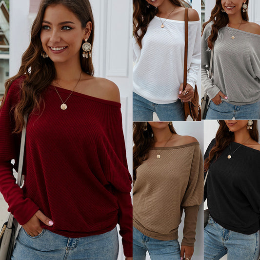 Off-the-shoulder sweater