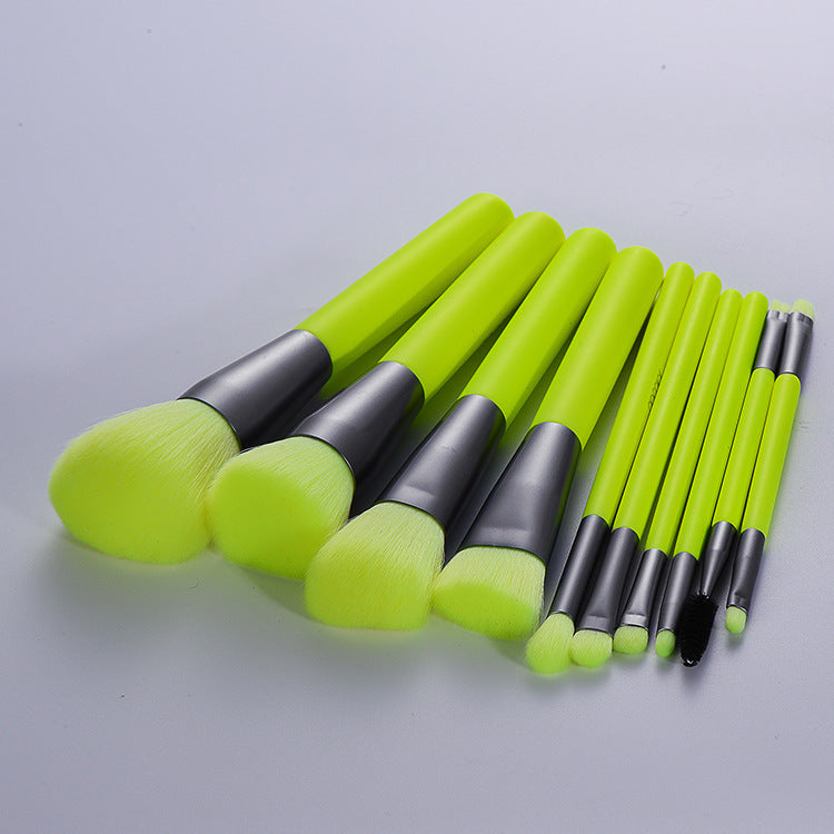 10Pcs Professional Makeup Neon Brushes