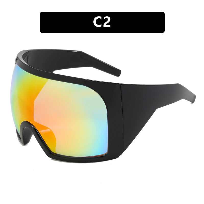 Large Rim Mask Sunglasses