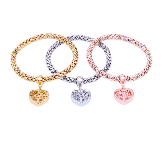 Heart Pendant Bracelet