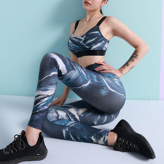 Slim Yoga Wear Two-piece Suit