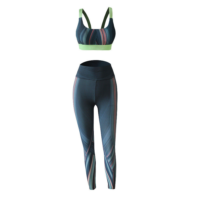 Slim Yoga Wear Two-piece Suit