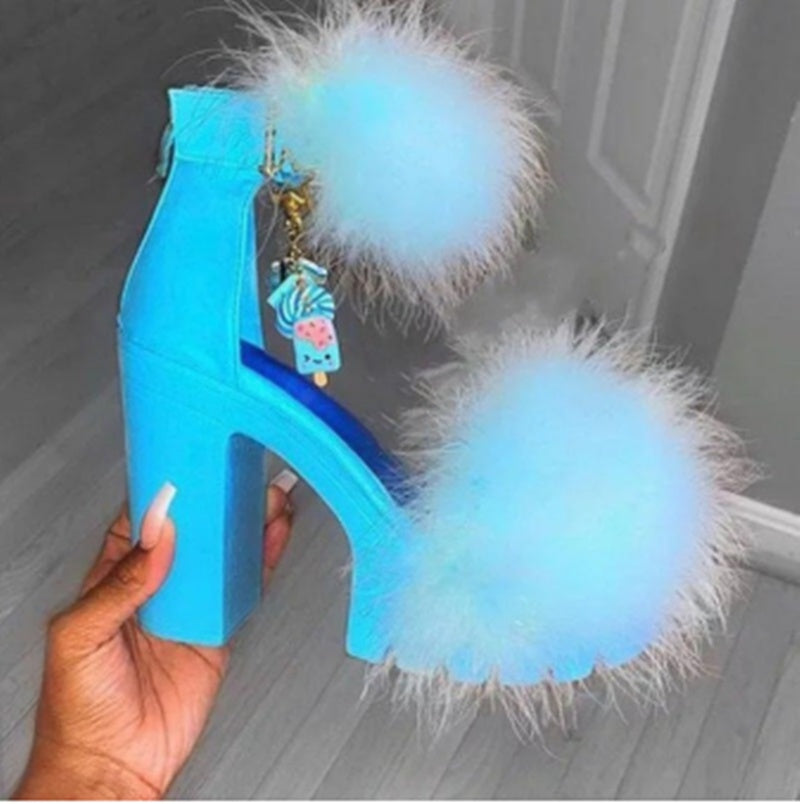Thick Heel Sandals