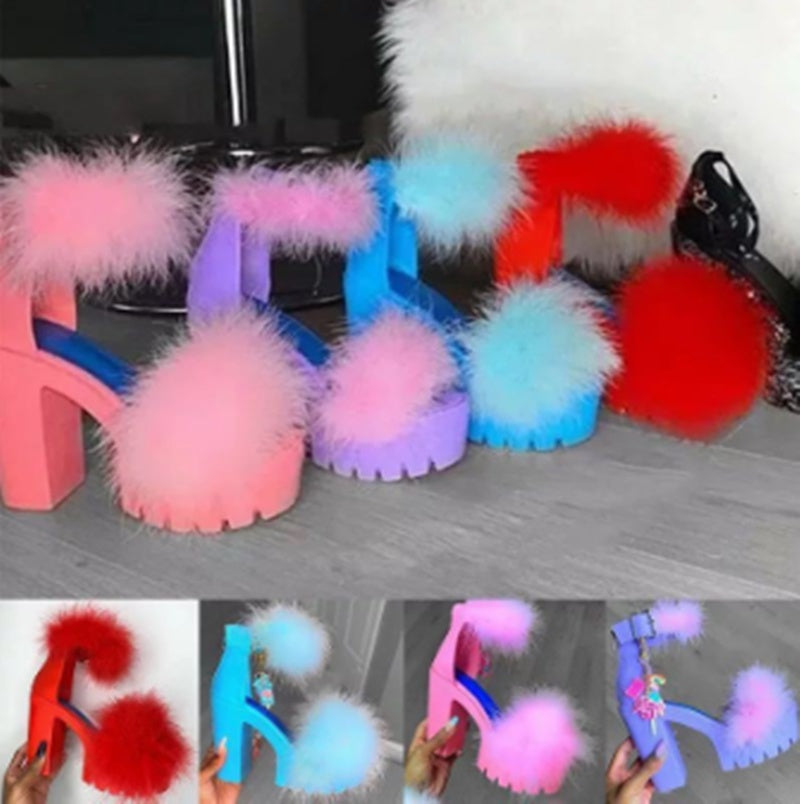 Thick Heel Sandals