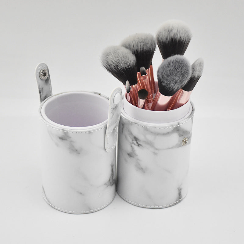 10 Sets Of Marbled Makeup Brushes For Beginners