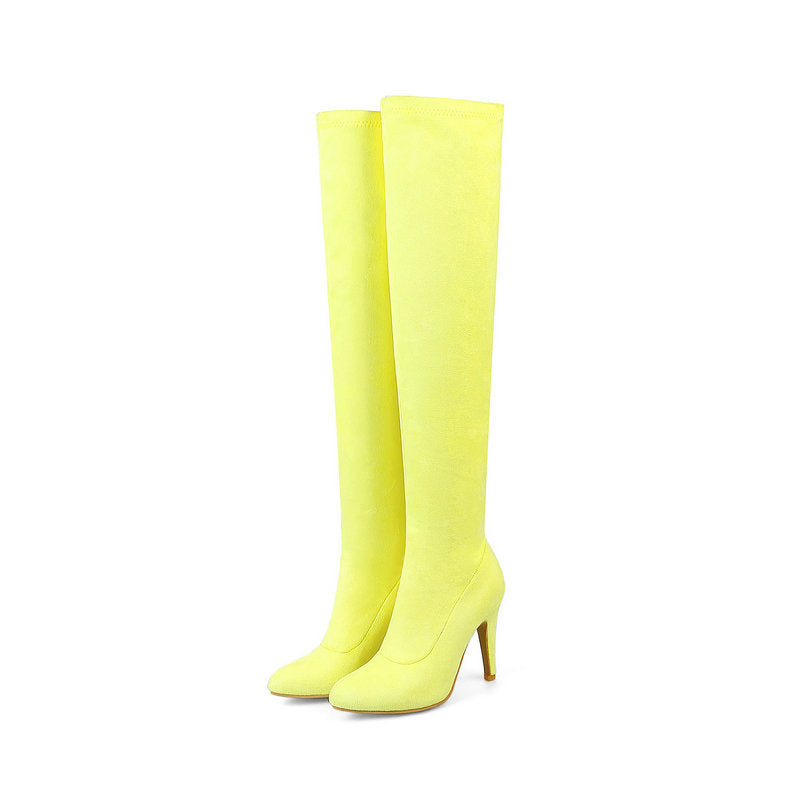 Candy Color Stiletto Boots