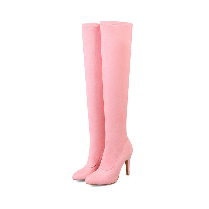 Candy Color Stiletto Boots