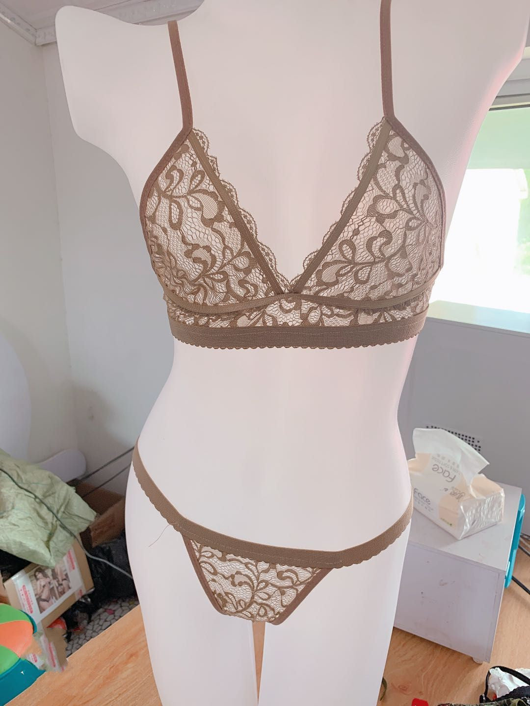 Temptation Lace Three-Point Bra Lingerie