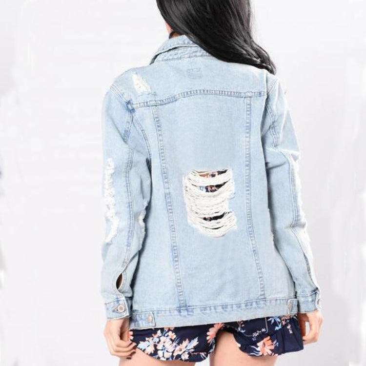 Fashion Plus Size Denim Jacket