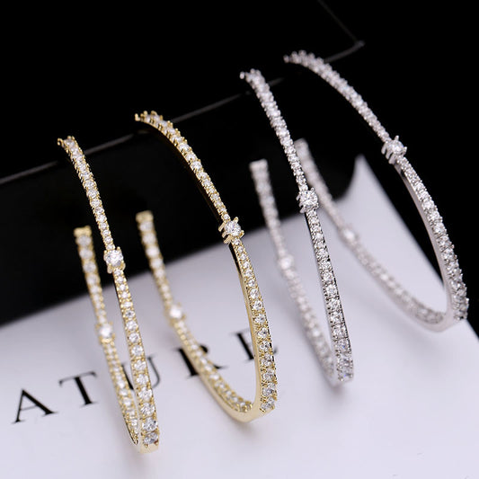 Oval Earrings Earrings