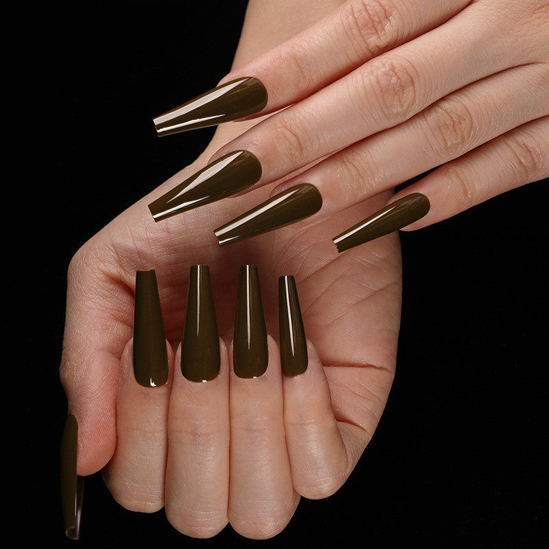 Long Coffin Nails
