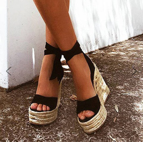 Fashion Wedge Platform Straps
