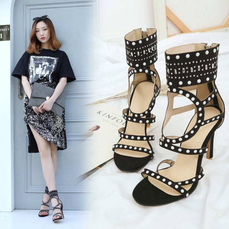 Bag Heel Stiletto Sandals