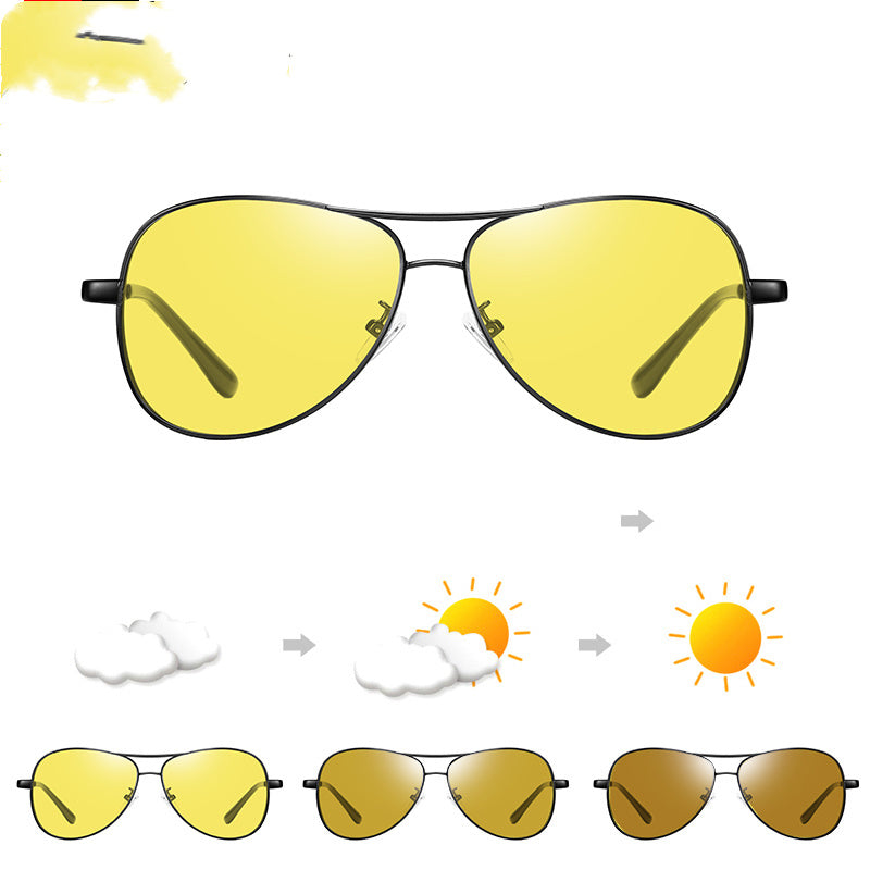 Anti-ultraviolet Sunglasses For Day And Night