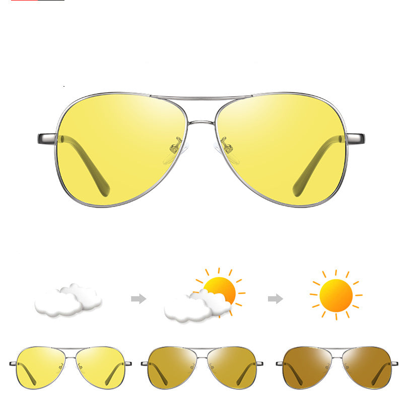 Anti-ultraviolet Sunglasses For Day And Night