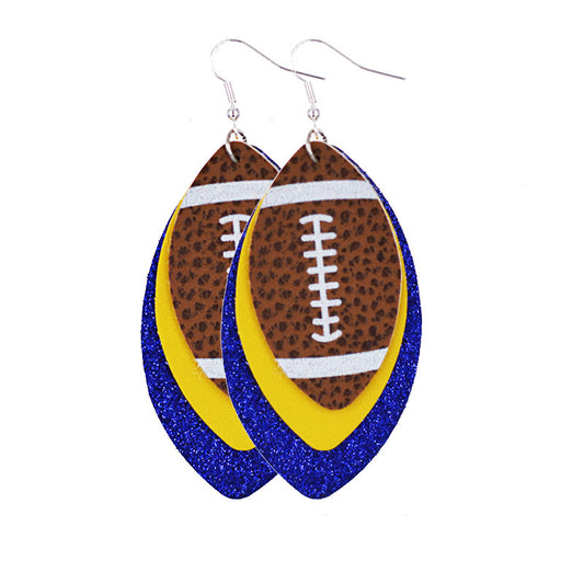 Multilayer Rugby Earrings