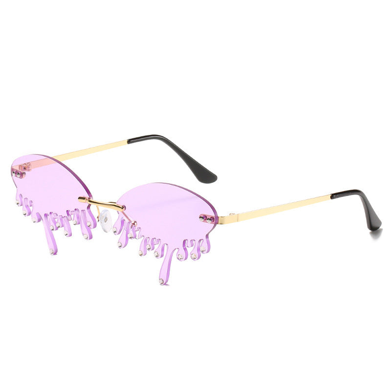 Sunglasses Personality Tear-shaped Visor