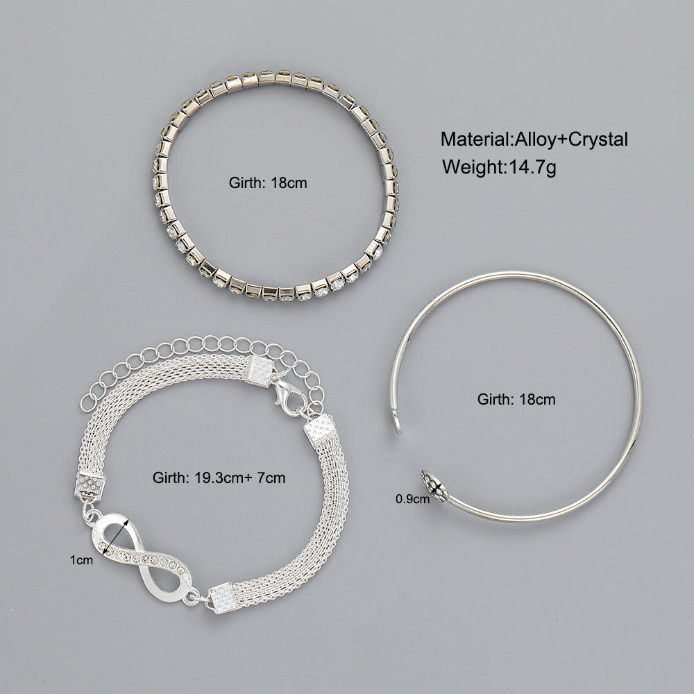 Heart Bracelet Three-piece