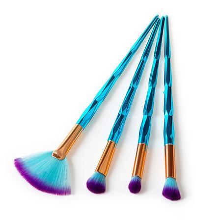 Diamond Makeup Brush Set.