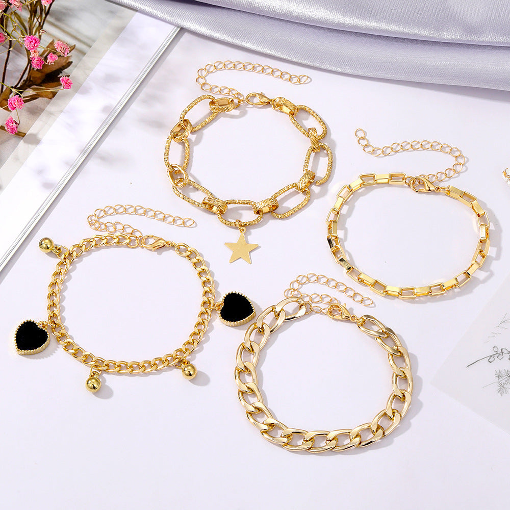 Black Heart Bracelet