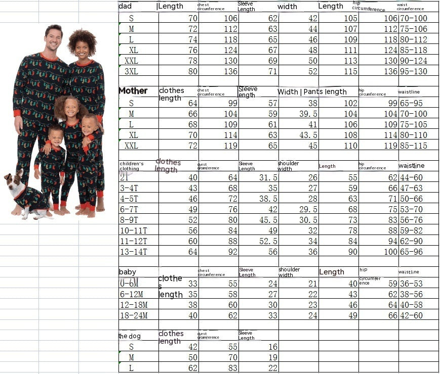 Family Of Four Christmas Pj's