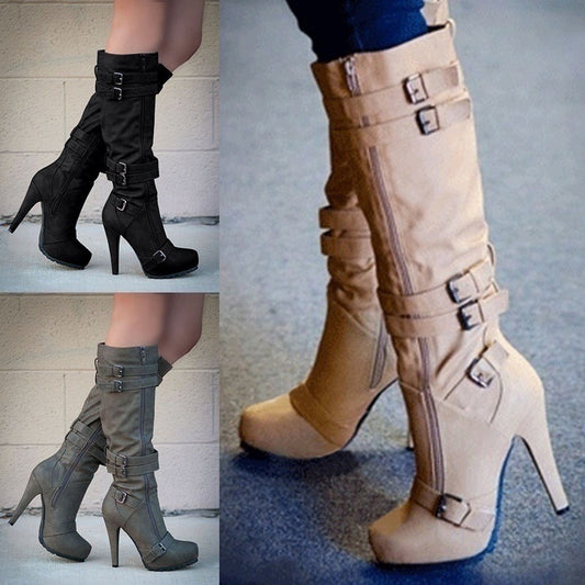 Fashion high-heeled platform