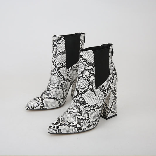 Snakeskin Martin Boots