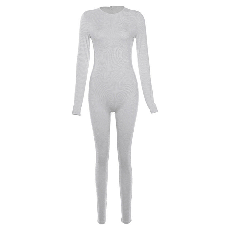 High Waist Tight Jumpsuit