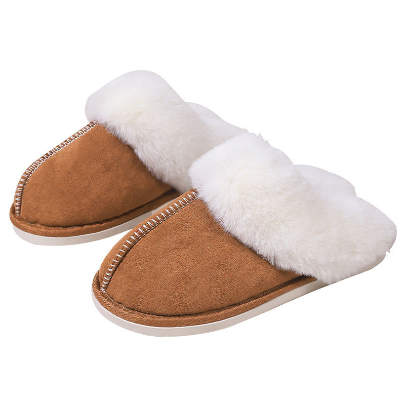 Fluffy Slippers Warm Slugged Bottom
