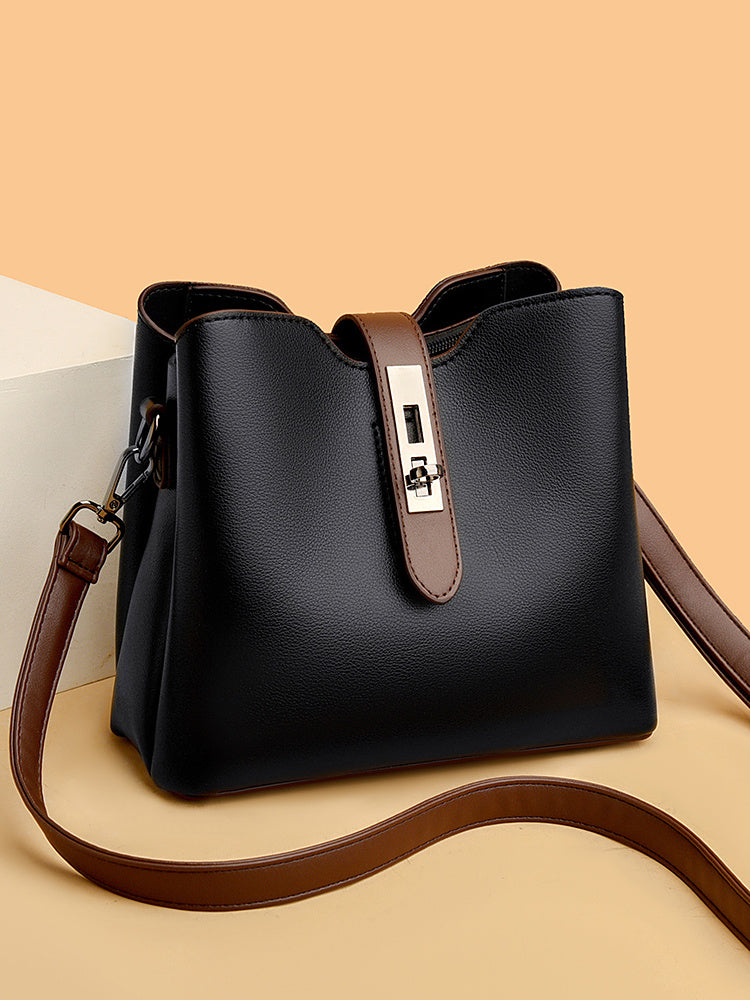 New Fashion All-matching Soft Leather Bag