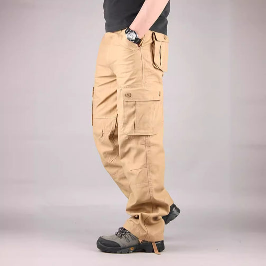 Multi-pocket Loose Pants