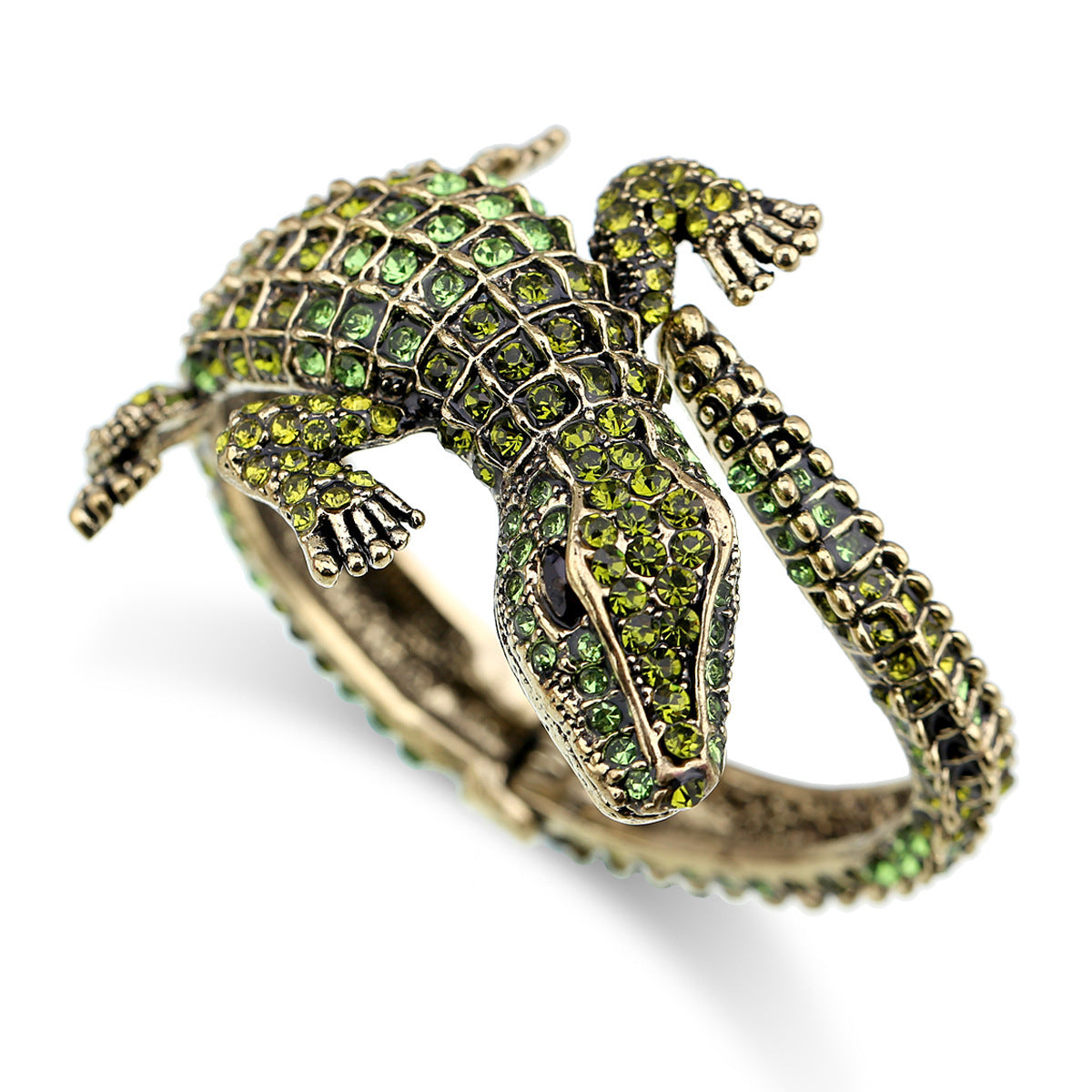 Exaggerated Vintage Alligator Bracelet