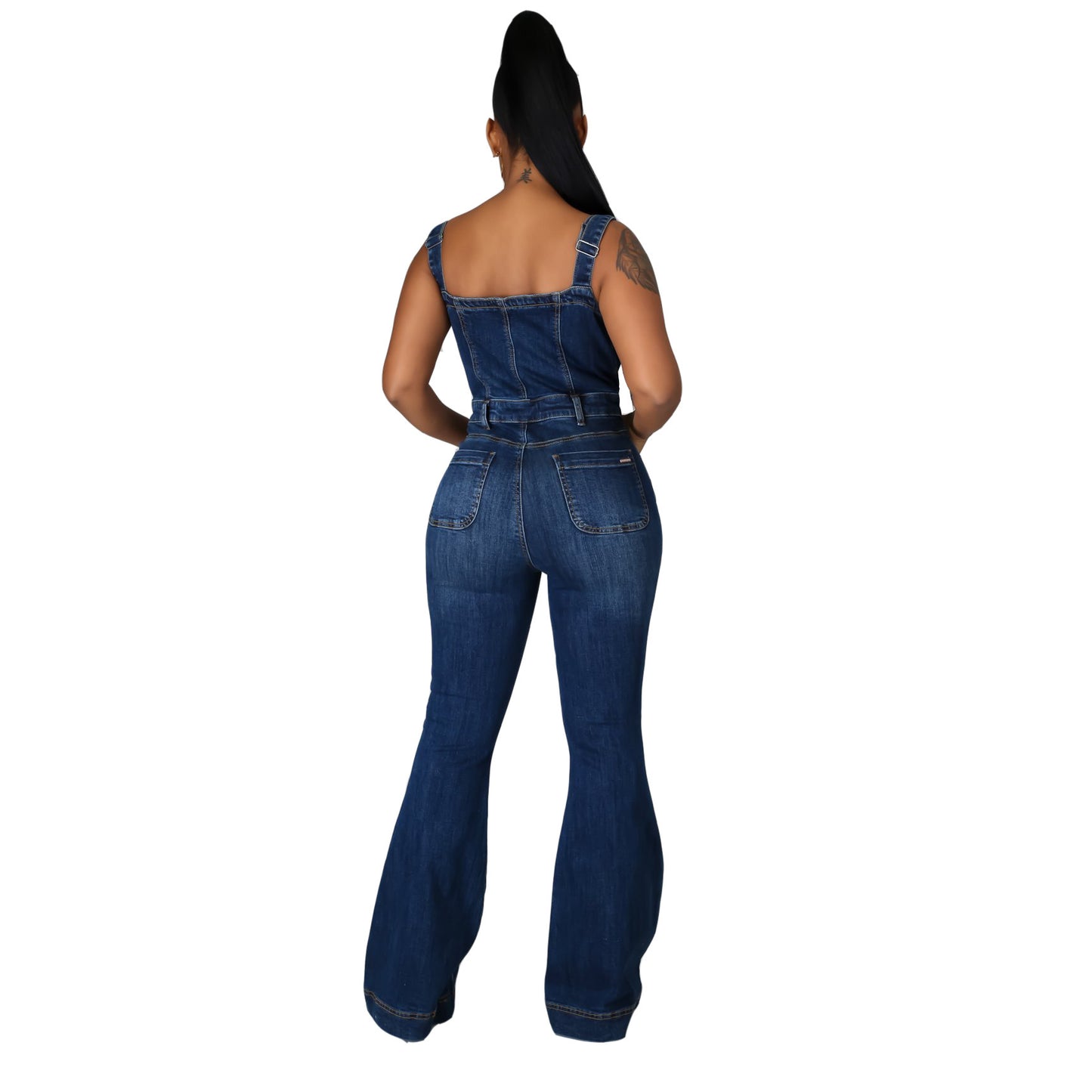 Casual Denim Jumpsuit