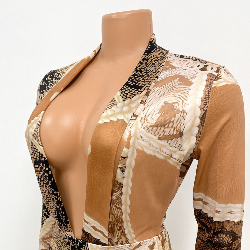 Jumpsuit Long Sleeve Suit