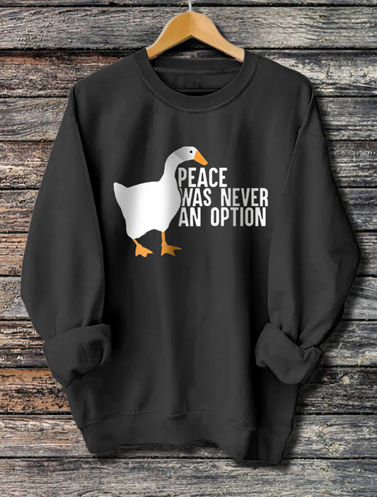 Long Sleeved Printed Hoodie